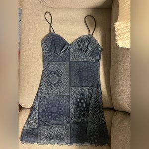 Urban Outfitters - Blue Paisley Dress